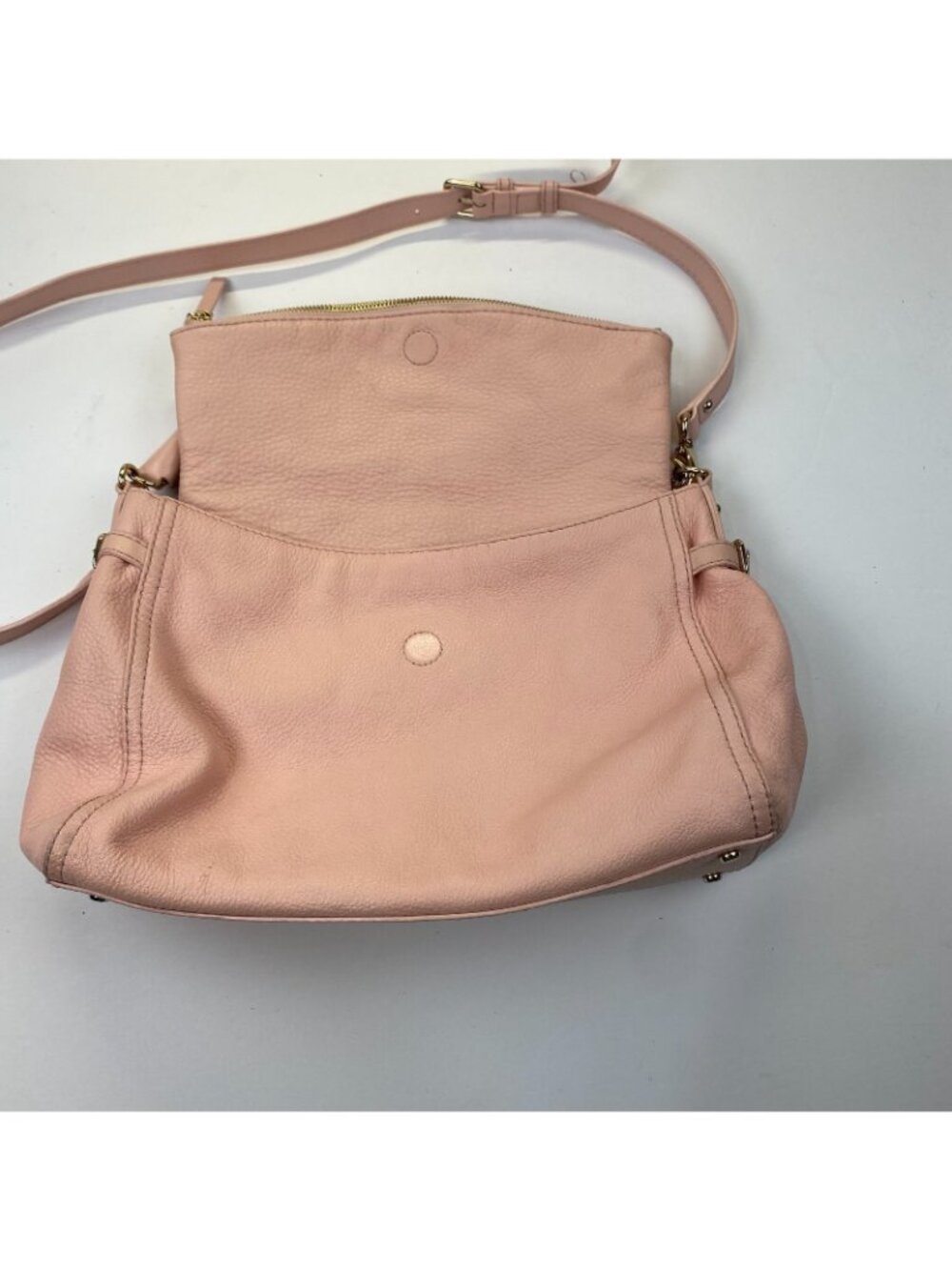 Light Pink Pebbled "Kate Spade" Crossbody Bag And DustBag - Picture 2 of 16